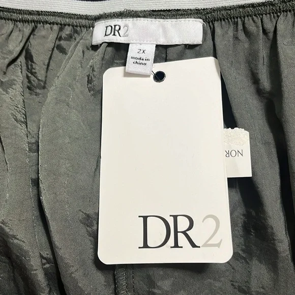 DR2 Daniel Rainn High Rise Lightweight Pull On Elastic Waist Slit Pockets Sz 2X - Picture 5 of 8